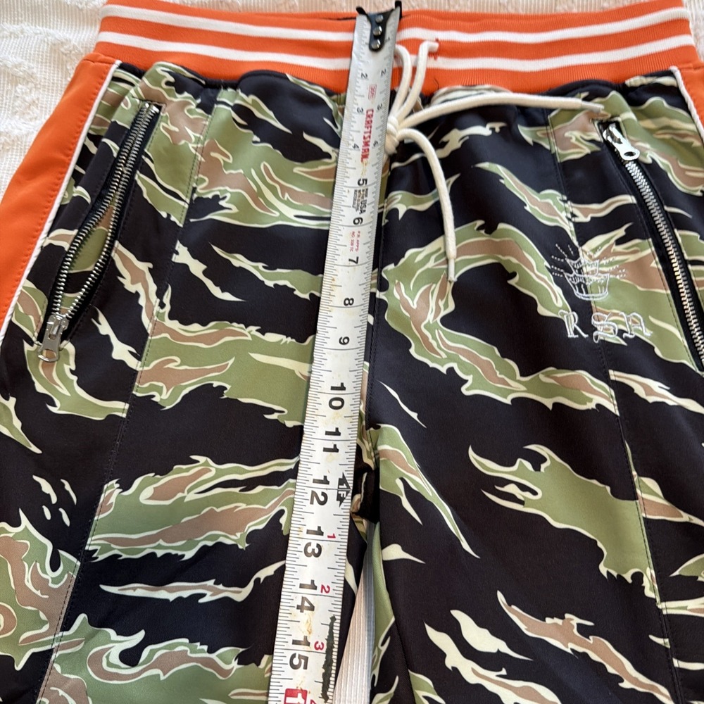 Reason Tracksuit Men Medium Multicolor NEW Floral Camo Racing Stripe 2pc Set - Picture 7 of 11